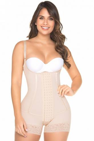 Full Body Shaper Short cu tije - FU129