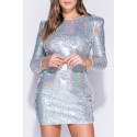 Rochie paiete Silver Crush