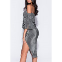 Rochie Metallic Waves