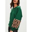 Pulover Leopard Verde