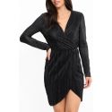 Rochie Metallic Black