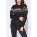 Bluza Stripes Black