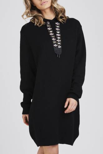 Rochie/pulover Jewels Black