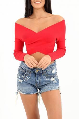 Top Bandage Red