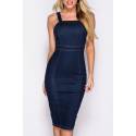 Rochie Denim Desire Dark Bleu