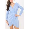 Rochie Metallic Blue