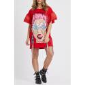 Rochie/tricou Ice Cream Red