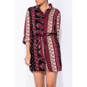 Rochie/camasa Paisley Wine