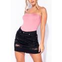 Body din jerseu Basic Pink