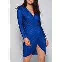 Rochie Metallic Blue