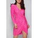 Rochie Metallic Candy Pink