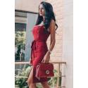 Rochie Buttons Bordo