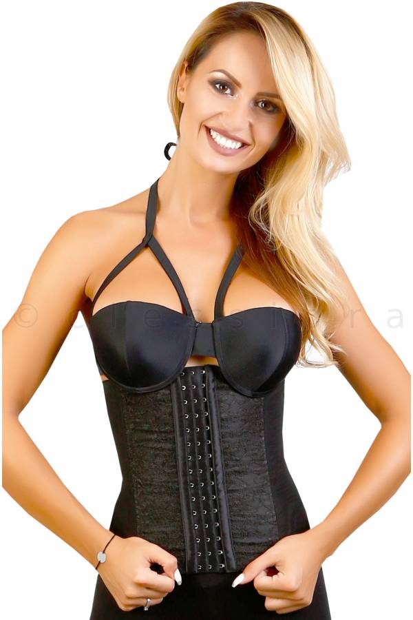 Corset modelator spandex cu aplicatii din dantela - Light Trainer Lace