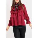 Bluza Victoria Satin Wine