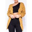 Cardigan Waterfall Mustar