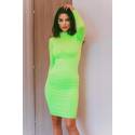 Rochie Susy Neon Green