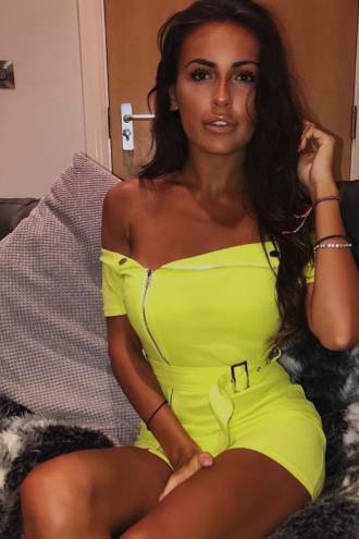 Rochie Biker Neon Lime