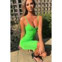 Rochie Straps Neon Green