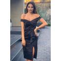 Rochie Satin Negru