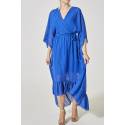 Rochie lunga Samantha Electric Blue