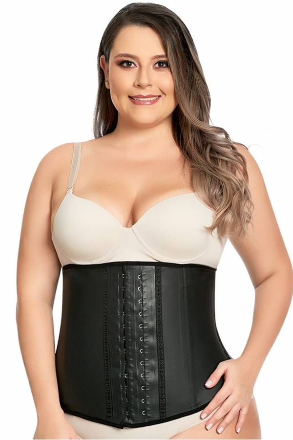 Corset modelator talie integral din latex cu compresie ridicata